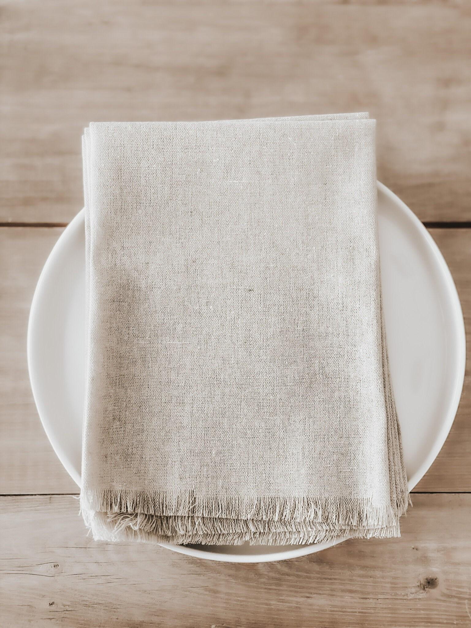 Home Sweet Home Linen Napkin: Rustic Farmhouse Decor