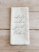 Organic Cotton Kitchen Towel: What's Cookin Good Lookin, USA Made