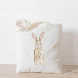 Tote Bag - Bunny Watercolor, bridal party present, housewarming gift, wedding favor, bridesmaid gift, women's gift