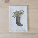 Napkin - Boots Watercolor, home decor, housewarming, tableware, table, place setting, home decor, dinner party, place setting