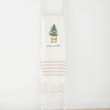 Christmas Throw Blanket - Warm Wishes Watercolor, Lightweight blanket, Winter Decor, Seasonal gift, Christmas throw, holiday gift, cozy