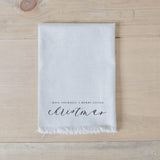 Christmas Napkin - Have Yourself a Merry Little Christmas, present, housewarming gift, tableware, place setting, set the table, linen napkin