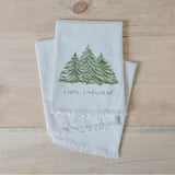 Christmas Napkin Set - Winter Wonderland Watercolor, Home Decor, Housewarming, Tableware, Place Setting, Table Setting, Seasonal Decor