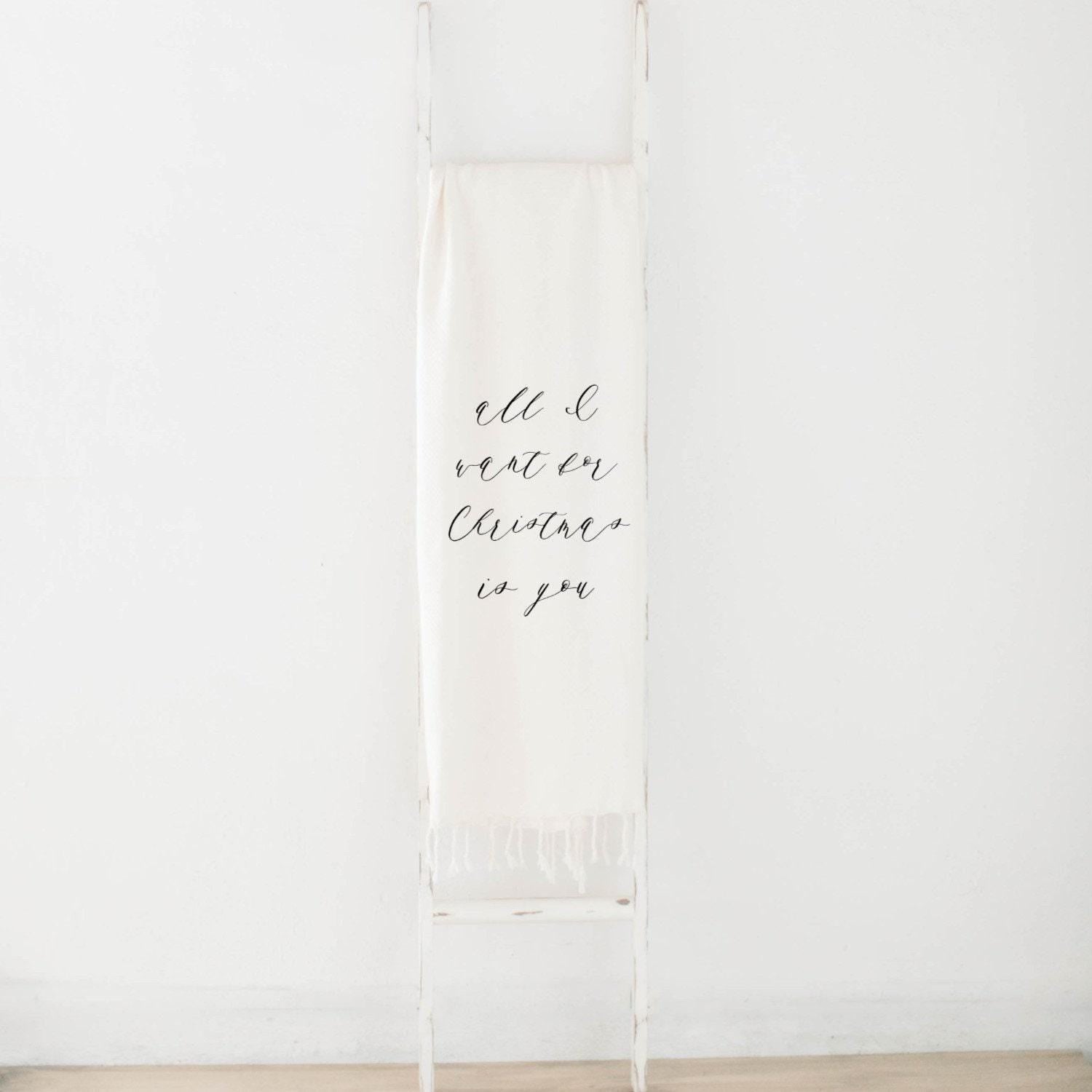 Christmas Throw Blanket - All I Want for Christmas, Christmas decor, Holiday decorations, Seasonal, housewarming gift, decorative blanket,