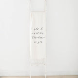 Christmas Throw Blanket - All I Want for Christmas, Christmas decor, Holiday decorations, Seasonal, housewarming gift, decorative blanket,