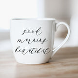 Ceramic Mug -  Good Morning Beautiful - couple, wedding gift, newlywed, engagement, wedding shower, anniversary