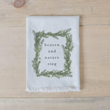 Christmas Napkin Set - Heaven and Nature Watercolor, Home Decor, Housewarming, Tableware, Place Setting, Seasonal decor, kitchen linens