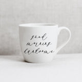 Ceramic Mug -  Good Morning Handsome - couple, wedding gift, newlywed, engagement, wedding shower, anniversary