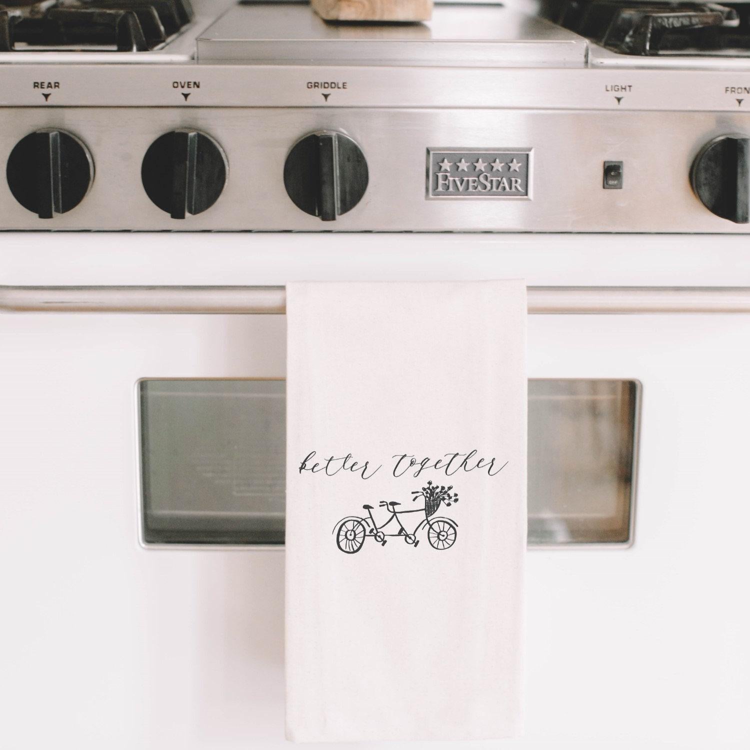 Better Together Kitchen Towel: Organic Cotton, USA Made