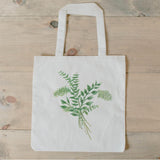 Eucalyptus Watercolor Organic Cotton Tote Bag