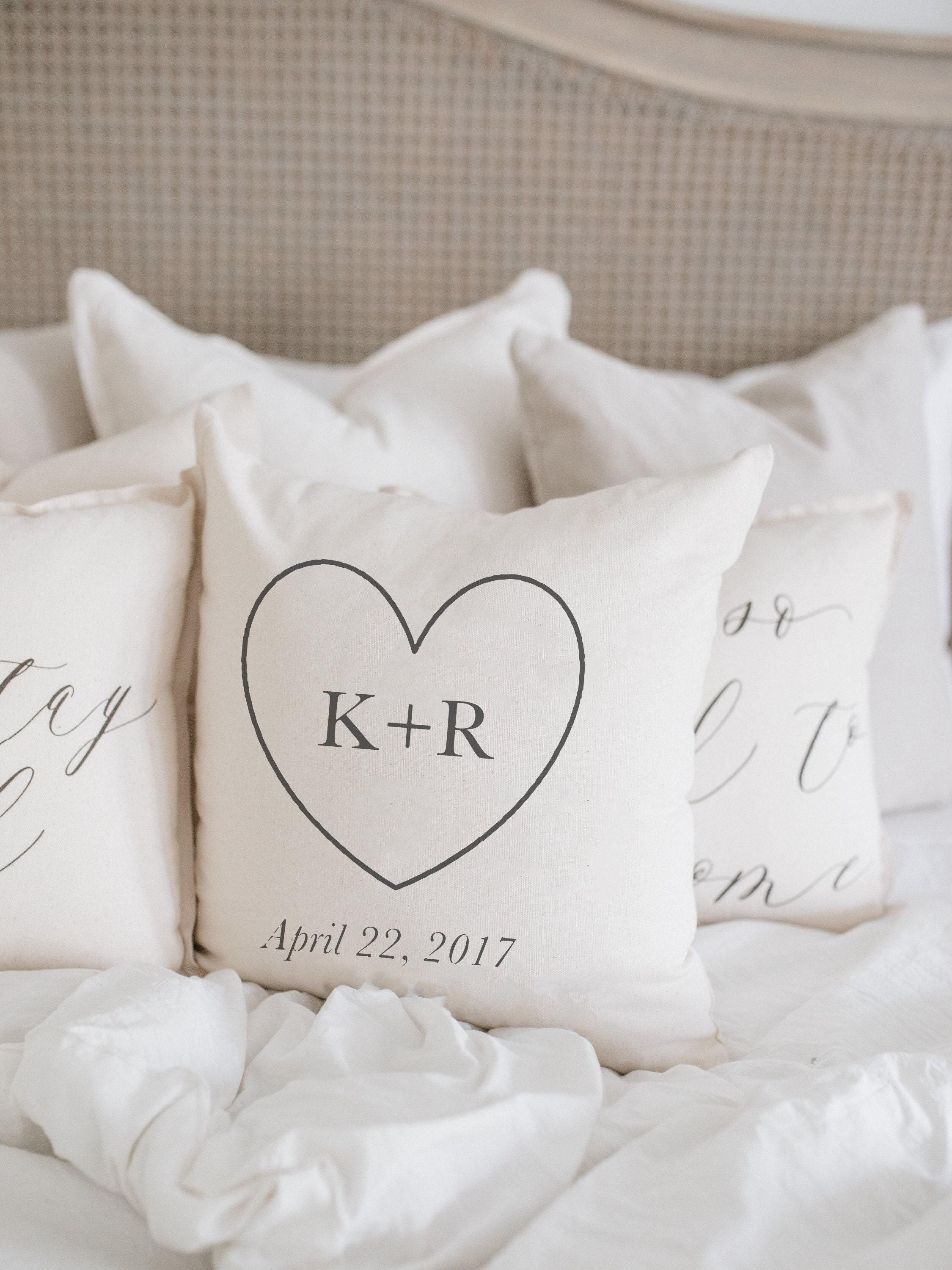 Personalized Throw Pillows - Personalized Heart