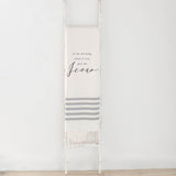 Organic Cotton Throw Blanket: Religious Gift, Housewarming Decor