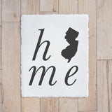 Calligraphy Print - Personalized Home State