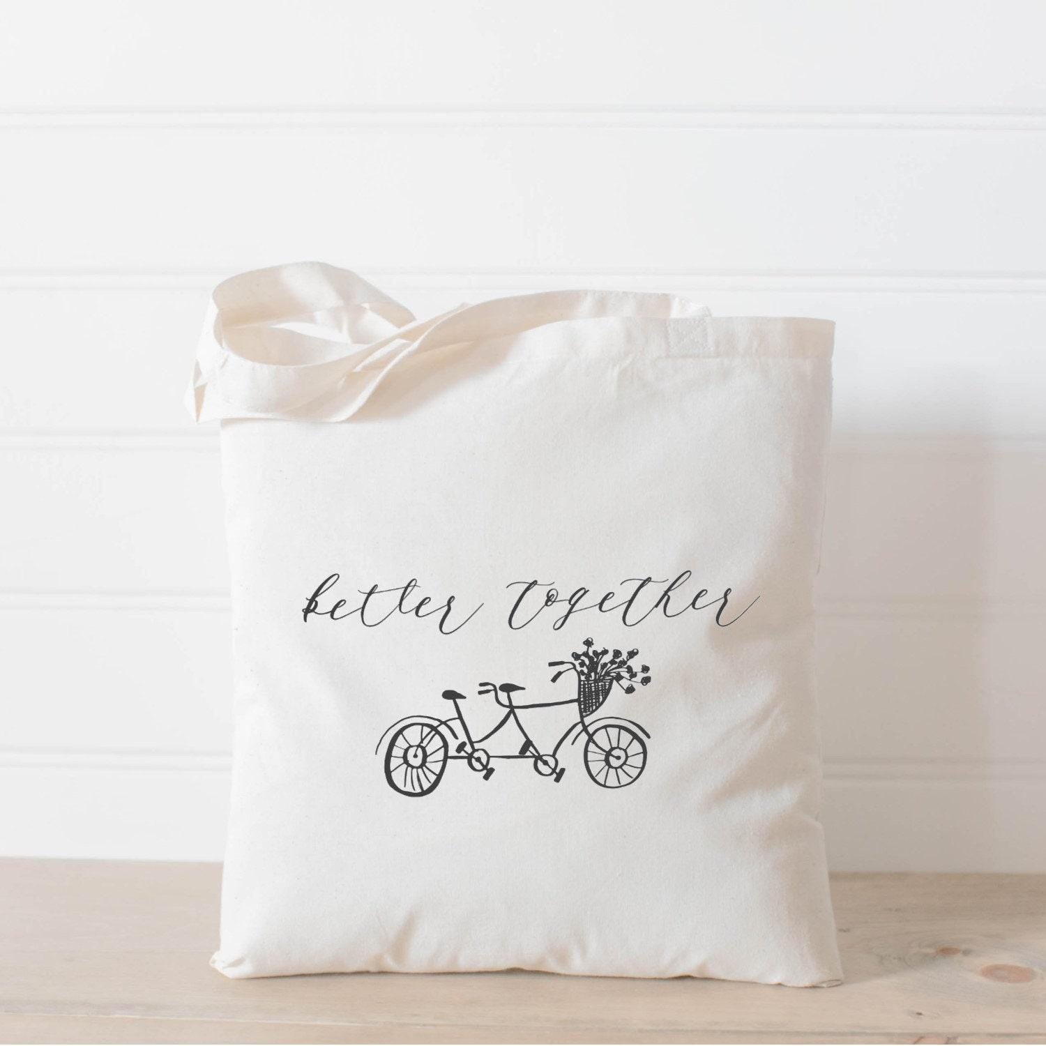Tote Bags - Better Together Bicycle
