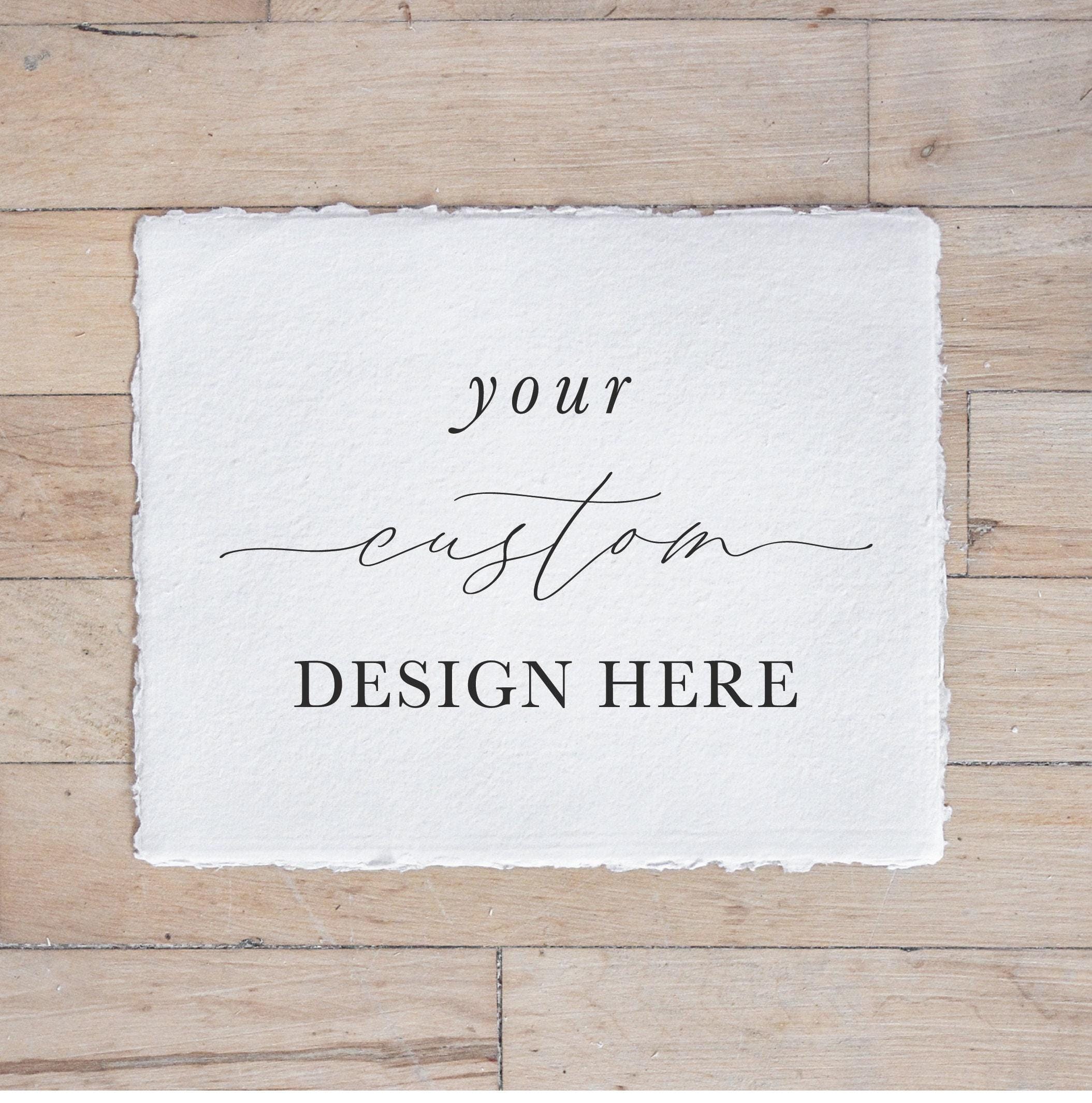 Custom Glass Table Frames & Cards - Custom Design