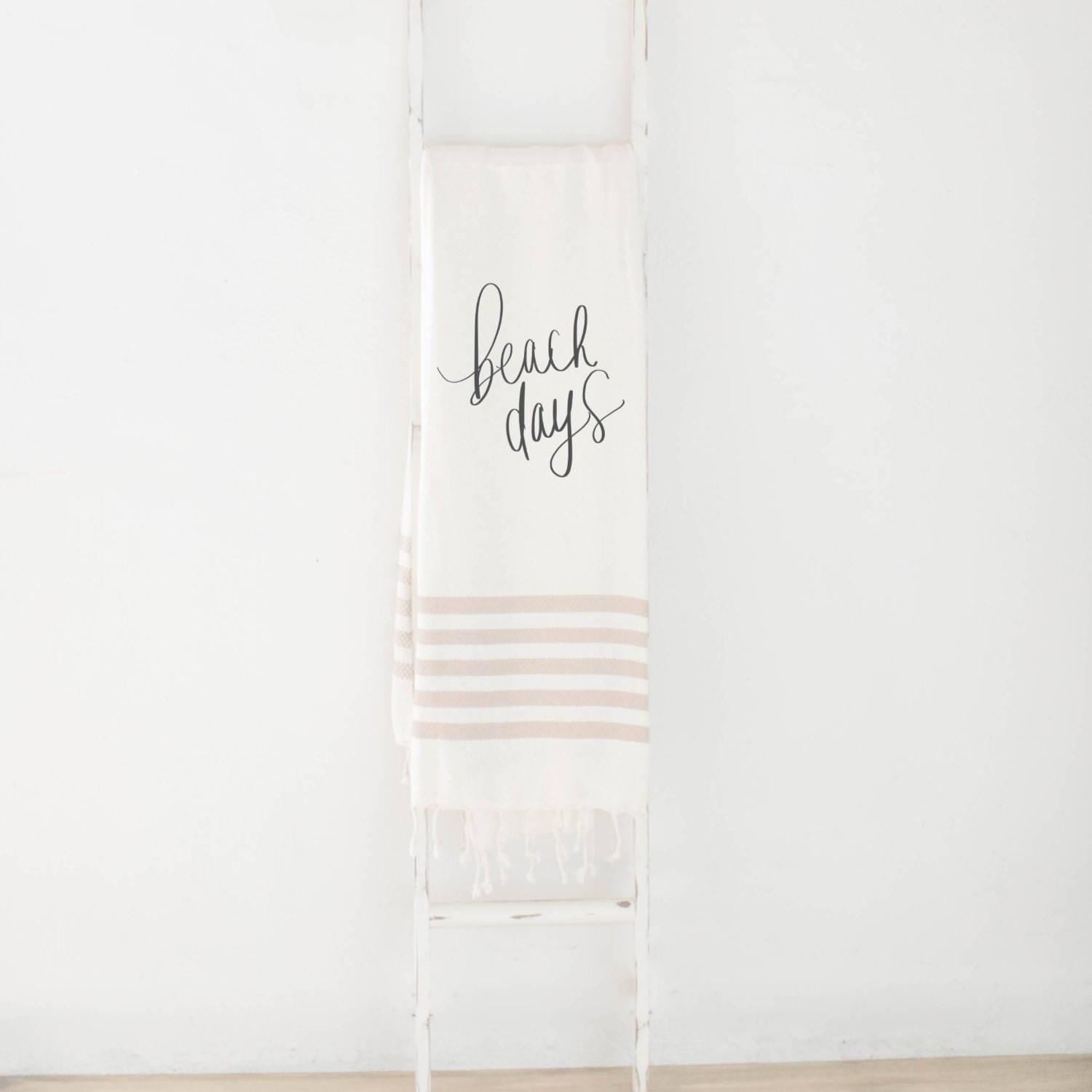 Throw Blankets - Beach Days