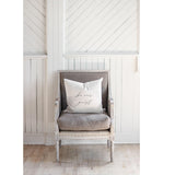 Throw Pillow - Be Our Guest - Welcoming, Handmade in USA, 100% Organic Cotton, Calligraphy Décor, Housewarming gift, Cushion Cover