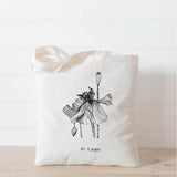 LMB x PCB - Botanical Flowers Tote Bag, present, housewarming gift, tote, bag, womens gift, Liz Marie Blog, LMB, everyday, flowers