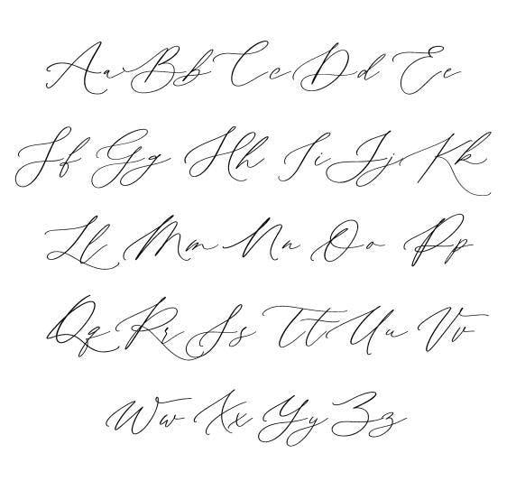 Cosmetic Bag - Personalized Calligraphy, makeup, pencil case, clutch, wedding favor, present, bridesmaid gift, women's gift