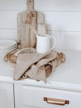 Linen Kitchen Towel - housewarming gift, kitchen decor, cozy home, linen cotton towel