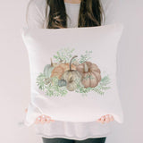 Throw Pillow - Pumpkin Bunch Watercolor, calligraphy, home decor, fall decor, housewarming gift, cushion cover, throw pillow, seasonal