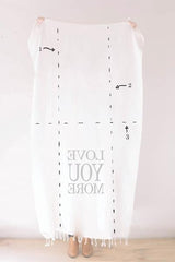 Throw Blanket - Great is Thy Faithfulness, housewarming gift, decorative blanket, cozy, pretty