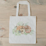 Tote Bag - Pumpkin Bunch Watercolor, fall decor, apple picking, autumn essentials, housewarming gift, lifestyle decor, accessory bag