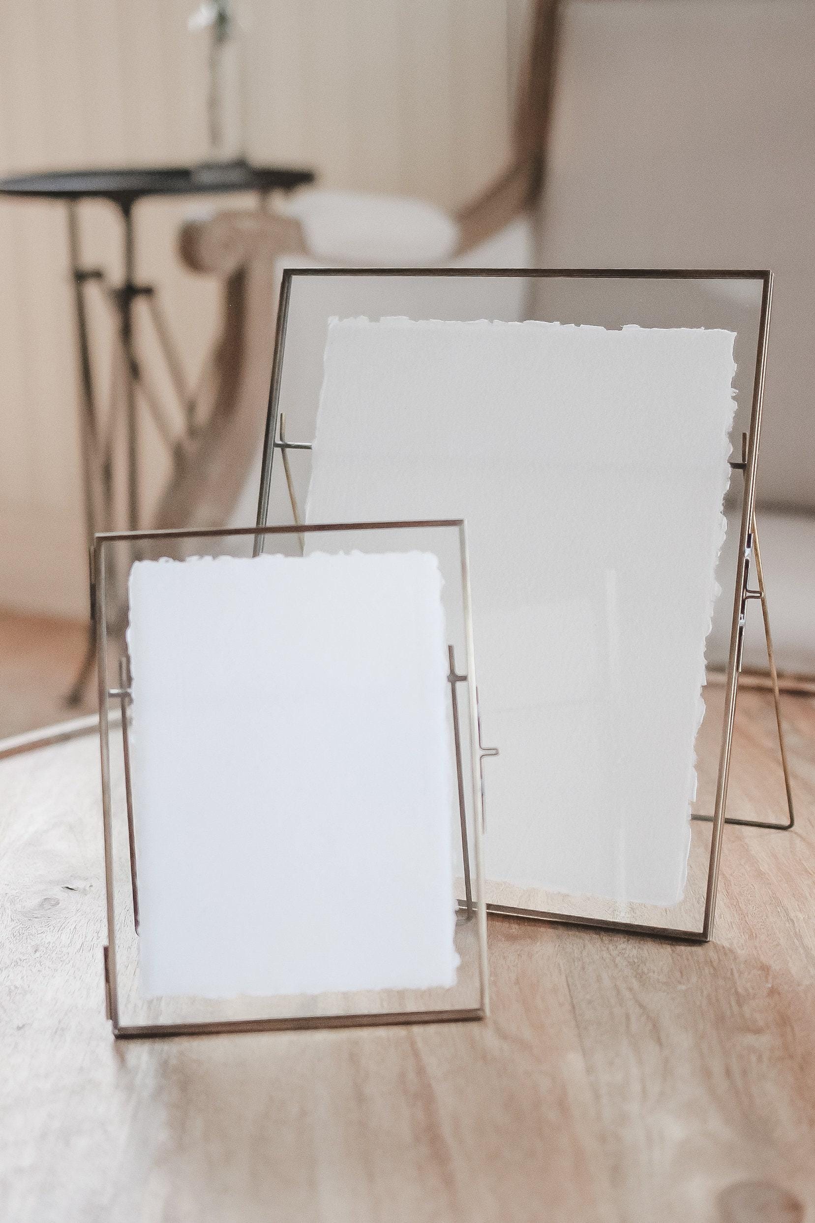 Glass Table Frames & Cards - Pumpkin Stack Watercolor