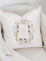 Throw Pillow - Give Thanks - Autumn home décor, fall décor, cushion cover, throw pillow, seasonal pillow, cursive font décor
