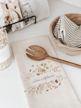 Kitchen Towel - Autumn Wildflowers - housewarming gift, fall decor, kitchen, women's gift, autumn, thanksgiving, seasonal