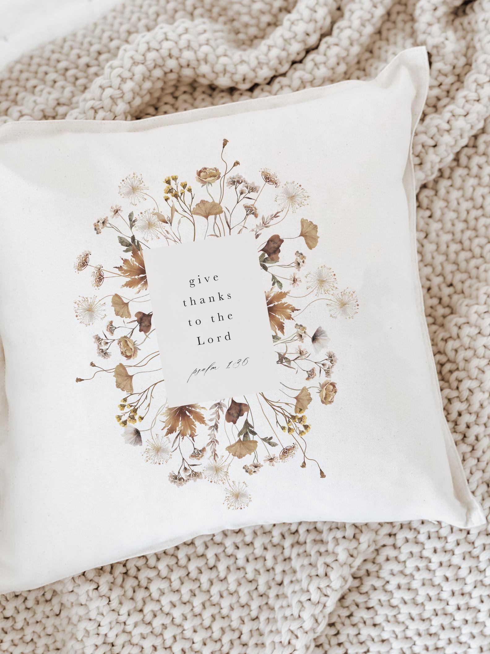 Throw Pillows - Give Thanks