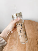 Clear Tumbler - Get It Girl