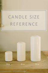 Bulk 6" Pillar Candles: Wedding Favor, Welcome Gift