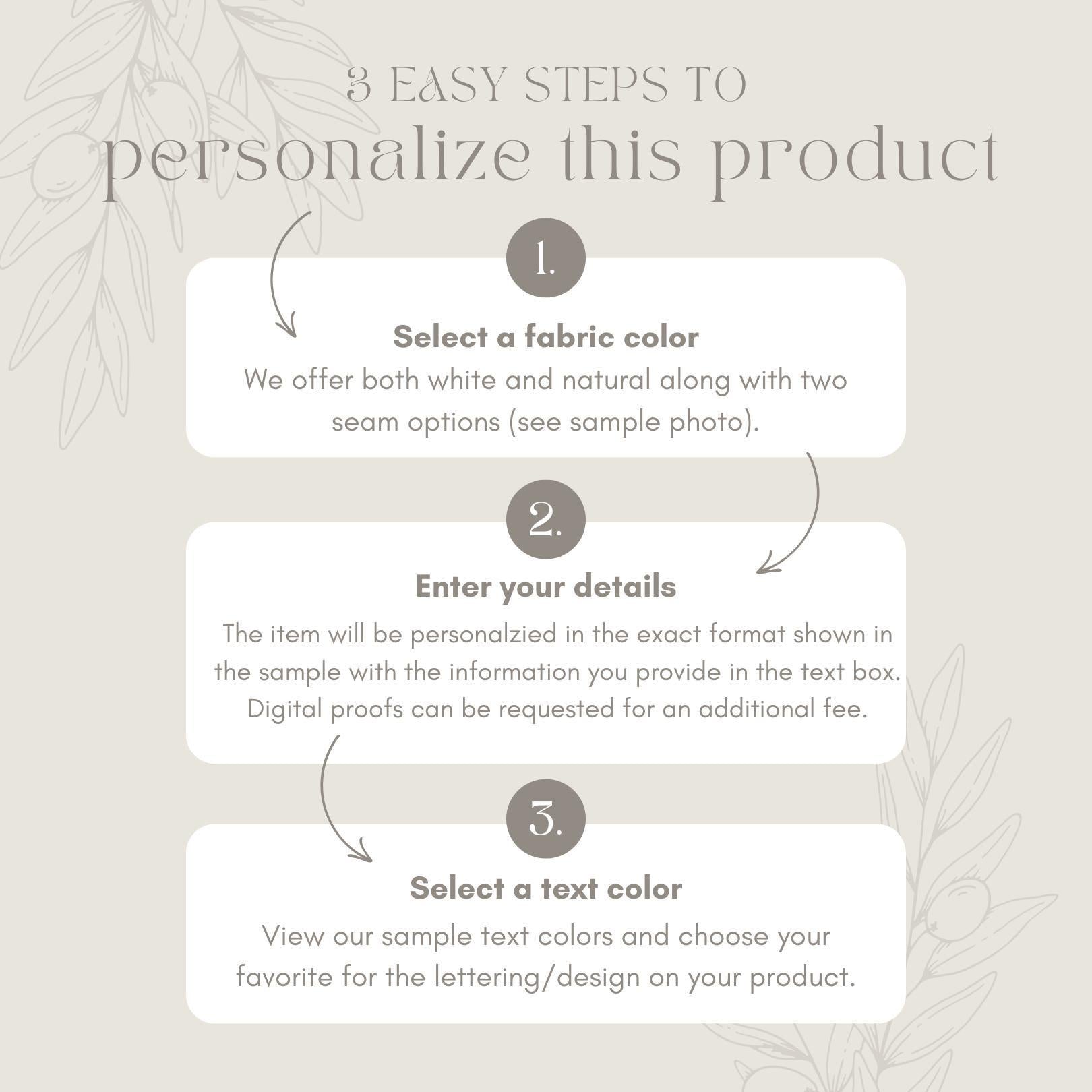 Throw Pillow - Personalized Baby Name Vintage - New baby gift, newborn, new mom gift, handmade, nursery decor, 100% organic cotton