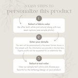 Throw Pillow - Personalized Baby Name Vintage - New baby gift, newborn, new mom gift, handmade, nursery decor, 100% organic cotton