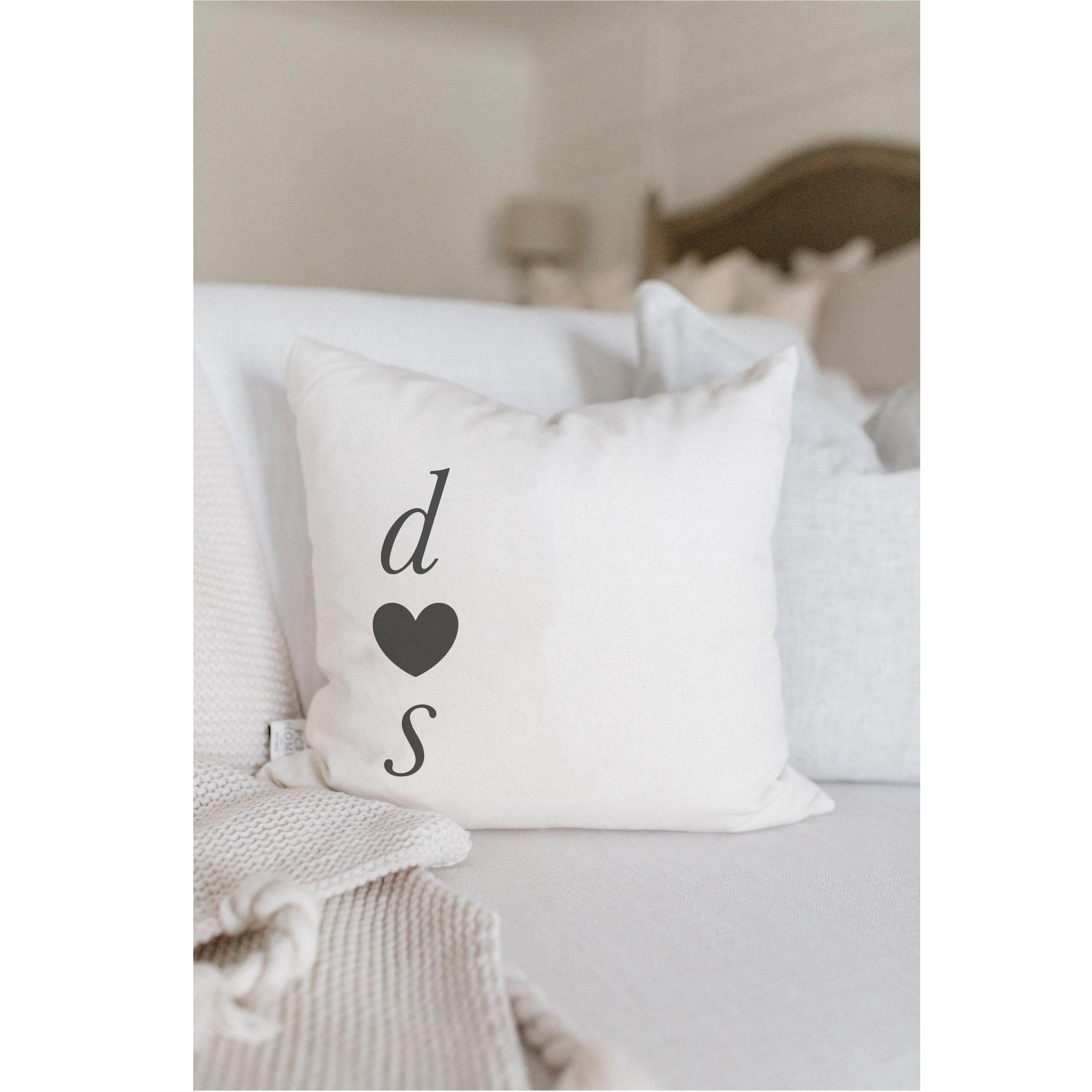 Personalized Throw Pillows - Personalized Two Initials