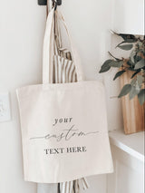 Cotton Tote - Custom Design - Your Text Here!