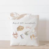 Watercolor Tote Bag - Beach Essentials, beach bag, present, housewarming gift, wedding favor, bridesmaid gift, women's gift, watercolor