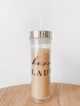 Clear Tumbler - Boss Lady