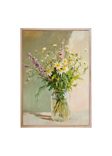 Wood Framed Print - Handpicked Wildflower Bouquet - Handmade in USA, gallery wall art, framed decor