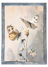 Wood Framed Print - Butterfly Stem - Handmade in USA, gallery wall art, framed decor