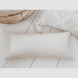 Neutral Accent Lumbar Pillow - Handmade, Organic Cotton, Home Décor, Shop Small, Throw