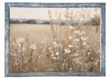 Wood Framed Print - Golden Grass Horizontal - Handmade in USA, gallery wall art, framed decor