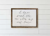 Wood Framed Sign: I Have Found The One, Rustic Home Decor