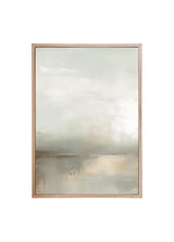 Wood Framed Print - Abstract Grays - Handmade in USA, gallery wall art, framed decor