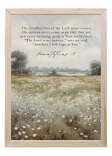 Wood Framed Print - Lamentations 3 - Handmade in USA, gallery wall art, framed decor