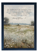 Wood Framed Print - Lamentations 3 - Handmade in USA, gallery wall art, framed decor