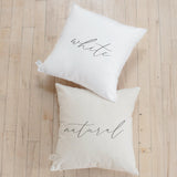 Personalized Wedding Throw Pillow: Happily Ever After Cotton Cushion