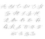 Personalized Initial Throw Pillow: Cotton Wreath, Custom Calligraphy