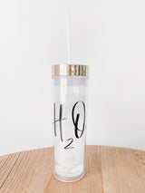 Clear Tumbler - H2O